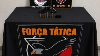 Equipes da Força Tática realizaram a apreensão de um revólver calibre .38 e 13 munições intactas em Paraguaçu Paulista. Indivíduo permanece preso.