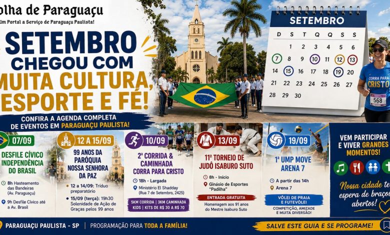 Paraguacu Paulista em Setembro