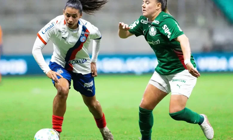 Bahia e Palmeiras empatam em 1 a 1 pelas quartas de final do Brasileirão Feminino. Confira os detalhes desta partida decisiva.