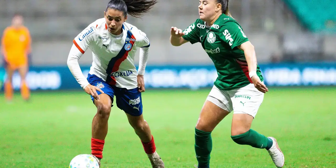 Bahia e Palmeiras empatam em 1 a 1 pelas quartas de final do Brasileirão Feminino. Confira os detalhes desta partida decisiva.
