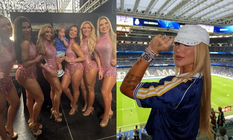 O pequeno José Leonardo, filho de Virginia Fonseca, roubou a cena ao se encantar pelas bailarinas do avô, o cantor Leonardo. Veja a reação da influenciadora.