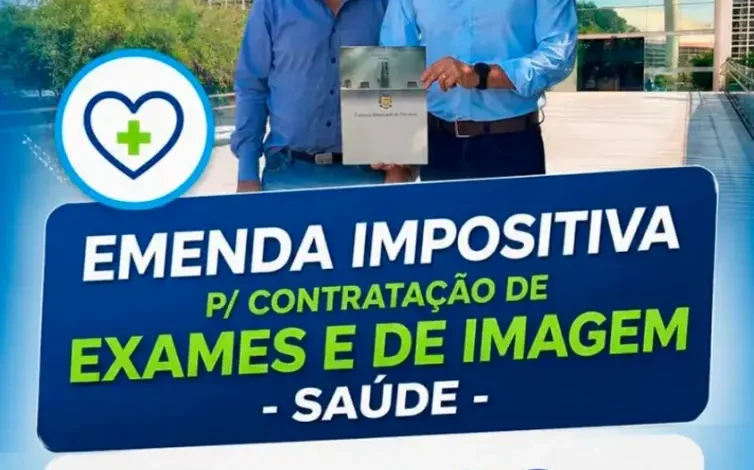 Vereadores de Florínea destinam R$ 52 mil em emendas impositivas para reforçar a oferta de exames de imagem e reduzir filas na rede municipal de saúde.