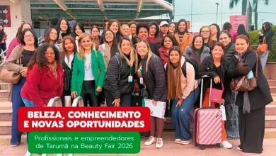 Profissionais de Tarumã participaram da Beauty Fair 2026, trazendo tendências e tecnologias de ponta para o mercado de beleza local.