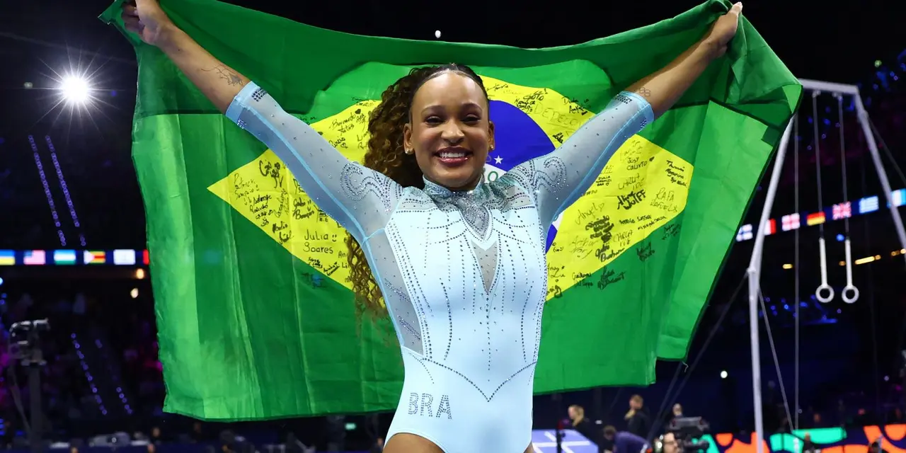 Rebeca Andrade faz história na Holanda e conquista o tricampeonato mundial de ginástica artística. Confira os detalhes desta vitória emocionante.
