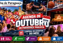 Agenda de Outubro em Paraguacu Paulista
