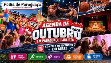 Agenda de Outubro em Paraguacu Paulista