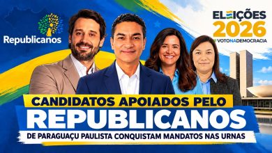 Banner Eleitoral Republicanos 2026 Paraguacu