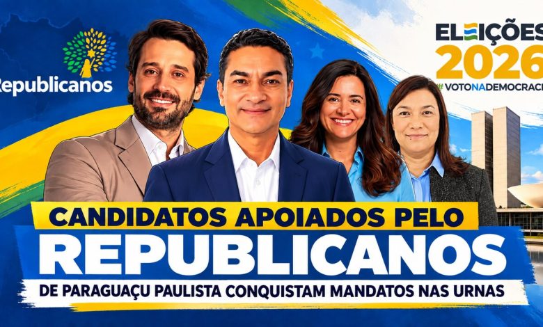 Banner Eleitoral Republicanos 2026 Paraguacu