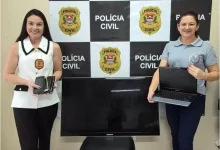 Aparelhos celulares e notebooks apreendidos pela Polícia Civil em Paraguaçu Paulista são doados a três instituições beneficentes locais.