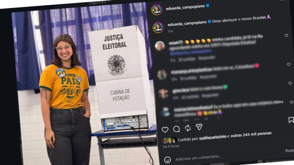 Quem é Eduarda Campopiano, a deputada mais votada do país 1 campopiano