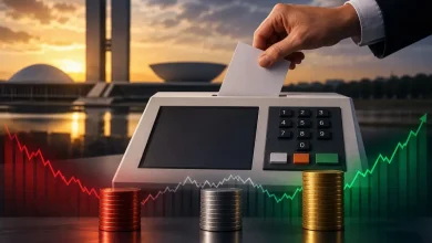Movimentação intensa na B3: capital estrangeiro deixa a bolsa após o período eleitoral, enquanto investidores individuais entram comprando.