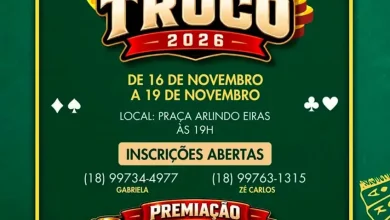 Estão abertas as inscrições para o Campeonato de Truco em Lutécia. Garanta sua vaga, mostre suas habilidades e participe da competição local.