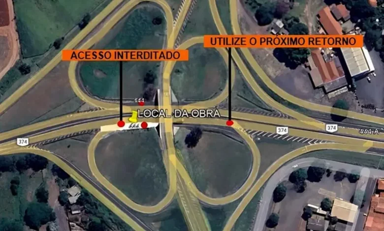 Motoristas devem ficar atentos: obras de manutenção em defensas metálicas interditam alças de viaduto na Rodovia Raposo Tavares (SP-270) em Assis.